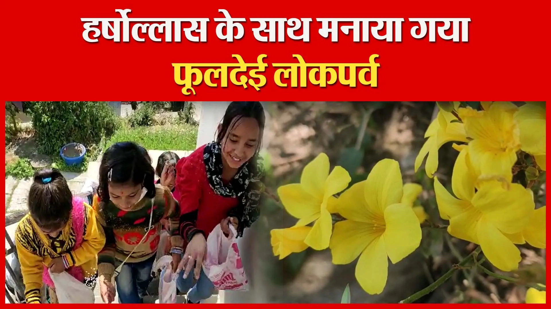 हर्षोल्लास के साथ मनाया गया फूलदेई लोकपर्व | Amritvichar