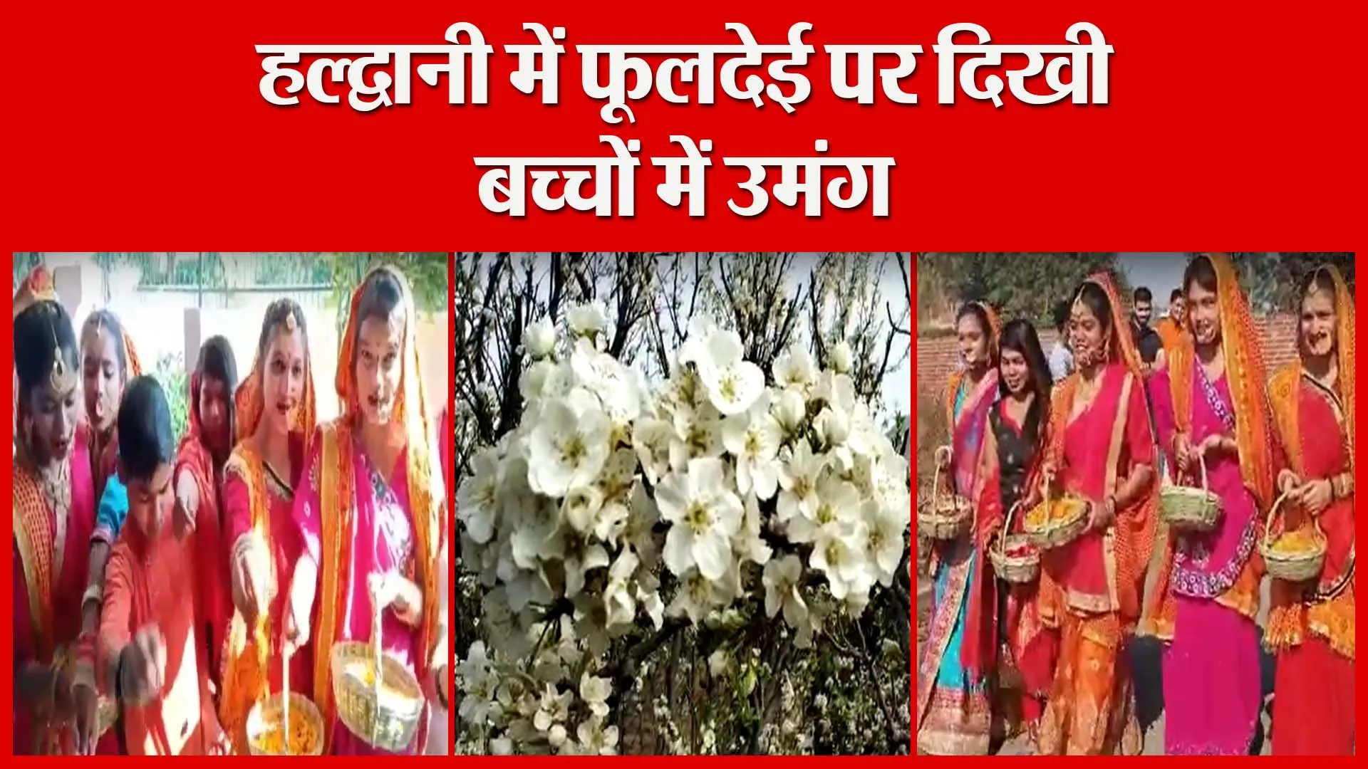 हल्द्वानी में फूलदेई पर दिखी बच्चों में उमंग | Amritvichar