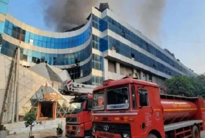 मुंबई: अस्पताल में आग लगने से कोरोना के 10 मरीजों की मौत