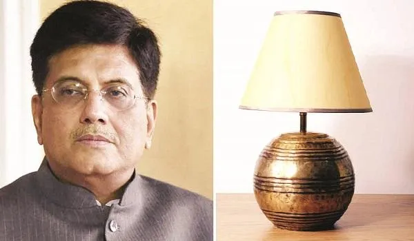 पीयूष गोयल ने दुबई से खरीदा था मुरादाबादी पीतल लैंप