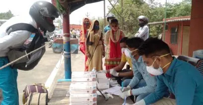 काशीपुर: बॉडर पर पांच सौ लोगों की हुई कोरोना जांच