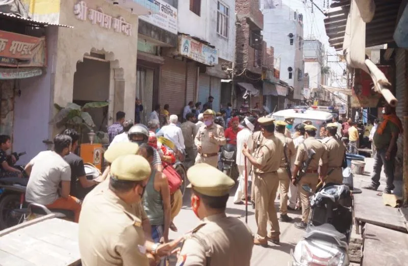 बरेली: बासमंडी में शराब की दुकान खुलने पर हंगामा