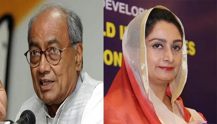 दिग्विजय और हरसिमरत कौर कोरोना पॉजिटिव