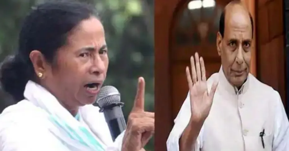बंगाल में भरी राजनाथ ने हुंकार, अगर भाजपा की सरकार बनी तो या तो बम होंगे या हम