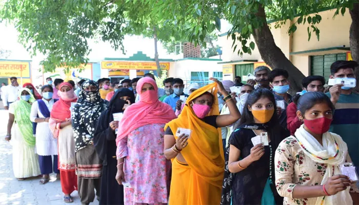 पंचायत चुनाव: मुरादाबाद में छिटपुट घटनाओं के बीच 74.69 फीसद मतदान