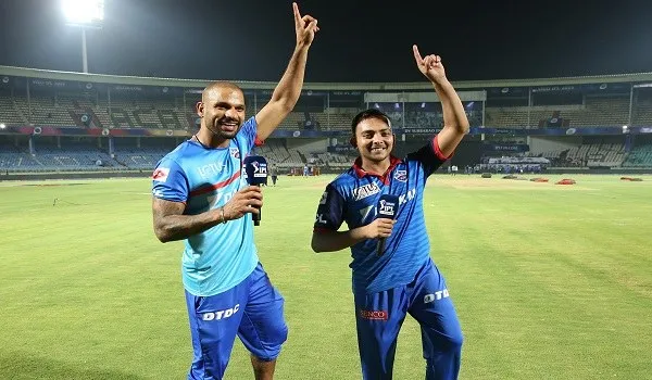 IPL 2021: जीत के बाद शिखर धवन की पृथ्वी संग मस्ती, कहा- बेटे…शेर हो तुम