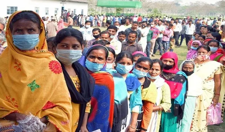 बंगाल और असम में विधानसभा चुनाव के लिए दूसरे चरण का मतदान जारी