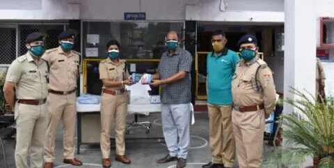 हल्द्वानी: हंस फाउंडेशन ने पुलिस के लिए बढ़ाए मदद के हाथ