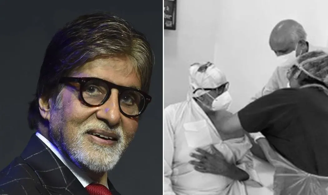 अमिताभ बच्चन ने ली कोविड-19 टीके की दूसरी खुराक