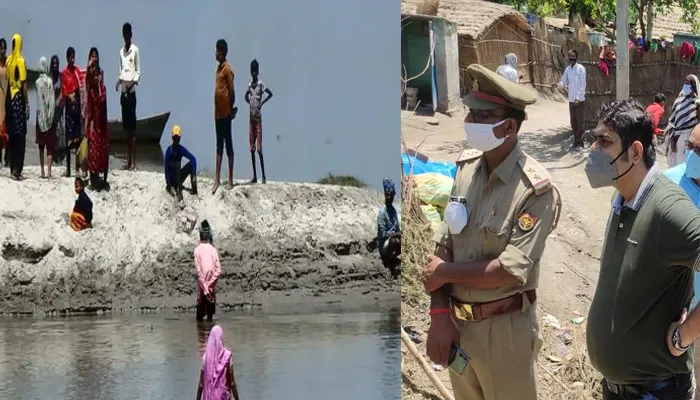 बाराबंकी: वैक्सीनेशन टीम को आते देखकर घर से भागे ग्रामीण, डर से सरयू नदी में कूदे कई लोग