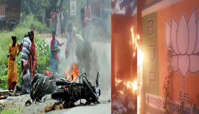 बंगाल हिंसा पर सियासत गरमाई, यूपी में बीजेपी के ये दिग्गज नेता आज धरने पर