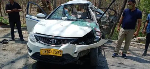 हल्द्वानी: तेज रफ्तार कार पलटी, चालक की मौत