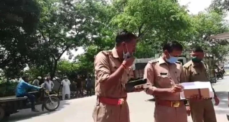 बरेली: ट्रक की छत पर सोते समय हाईटेंशन लाइन की चपेट मे आया चालक