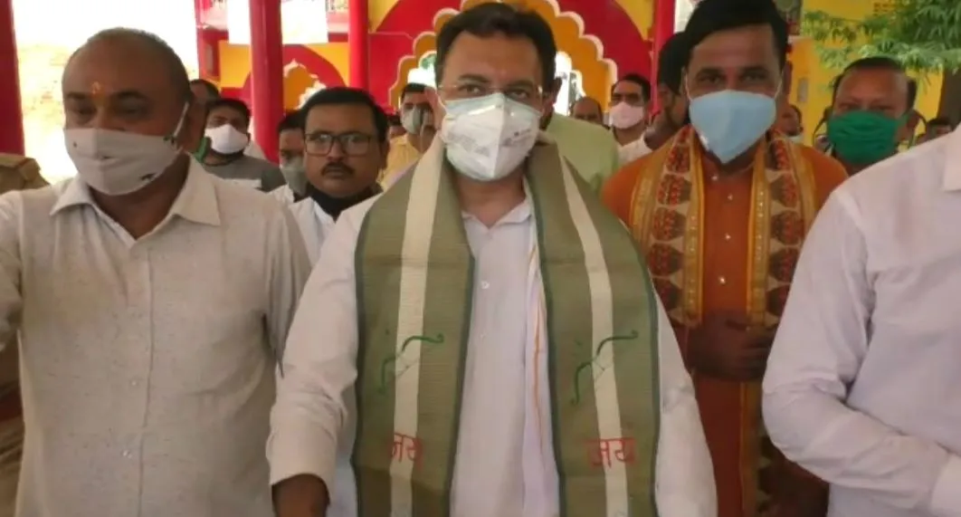 भाजपा का दामन थामने के बाद पहली बार सीतापुर पहुंचे जितिन प्रसाद, कहा- ‘प्रधानमंत्री के हाथों को मजबूत करें’