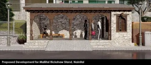 नैनीताल: रिक्शा स्टैंड का पारंपरिक शैली में होगा सौंदर्यीकरण