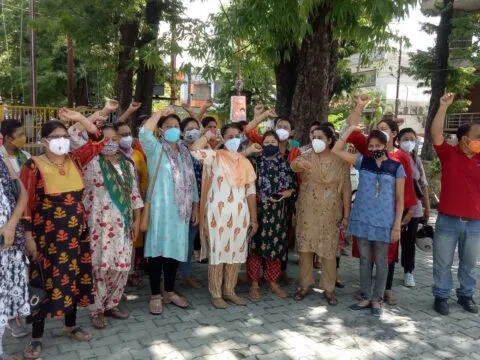 हल्द्वानी: नर्सों की मांग के आगे आखिरकार झुकी सरकार, परसों होने वाली परीक्षा करनी पड़ी स्थगित