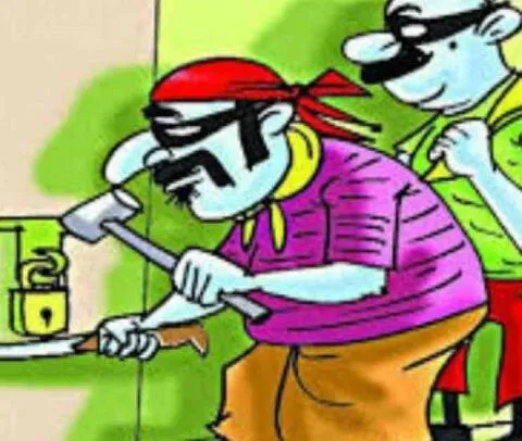 शांतिपुरी: चोर ले गए माल, सीसीटीवी में ढूंढ रही पुलिस