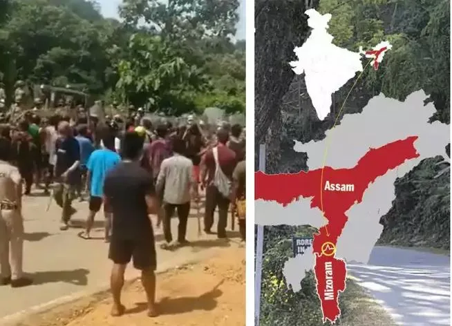 असम सीमा विवाद: पांच पुलिसकर्मियों के शहीद होने पर तीन दिन का राजकीय शोक