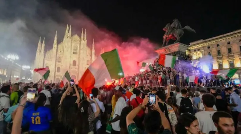 Euro 2020: यूरो चैम्पियन बनने के बाद खुशी में झूम उठा इटली