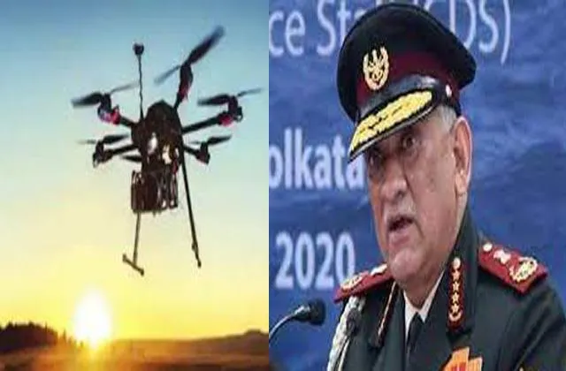 जम्मू में ड्रोन हमलों के बाद सुरक्षा स्थिति की समीक्षा करने पहुंचे सीडीएस जनरल रावत