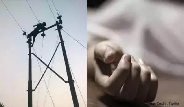 अमरोहा: करंट लगने से युवक की मौत, परिजनों व ग्रामीणों ने लगाया जाम, शव सड़क पर रखकर किया प्रदर्शन