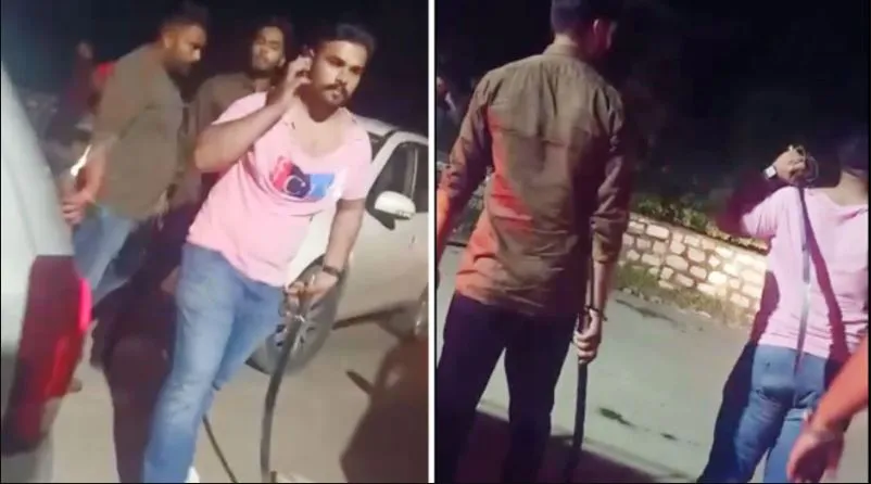 मनाली में पंजाब के पर्यटकों की गुंडागर्दी, तलवारों से युवक पर किया हमला, वीडियो वायरल