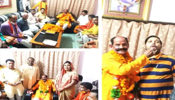 देवरिया: जिपं. अध्यक्ष गिरीश चंद्र तिवारी का हुआ भव्य स्वागत