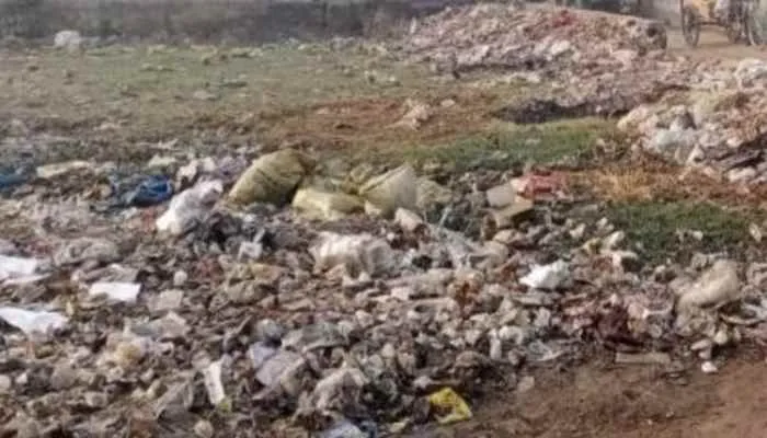 हरदोई: मंदिर के सामने दबंग ने बनाया कूड़ाघर, नहीं हो रही कार्रवाई, सीएम से की शिकायत