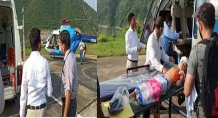 देहरादून: मुख्यमंत्री धामी ने जीता सबका दिल, घायल बच्चे के लिए भेजा अपना हेलीकॉप्टर