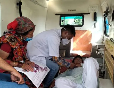 हल्द्वानी: मुनस्यारी के मरीज को एयरलिफ्ट करके एसटीएच भेजा