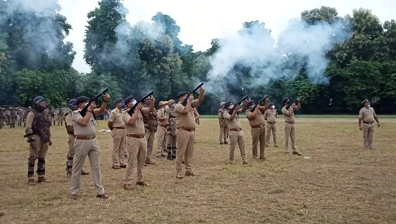 लखीमपुर-खीरी: त्यौहारों पर पुलिस को चौकस रखने की कवायद