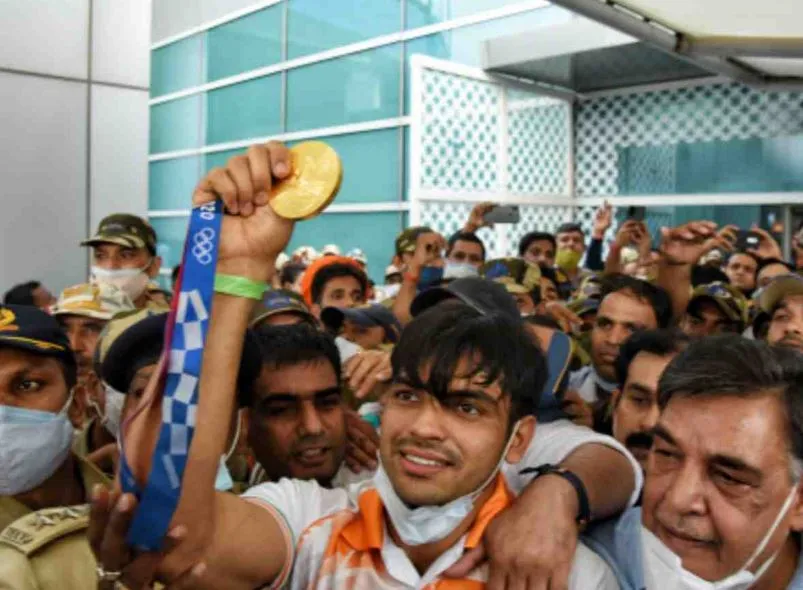 ओलंपिक में भारत का परचम बुलंद कर दिल्ली में बोले नीरज चोपड़ा- ‘विरोधी से मत डरो, यह पदक पूरे देश का’