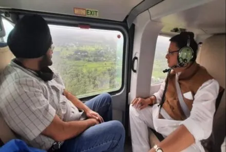 देहरादून: बारिश का कहर जारी, सीएम ने लिया प्रभावित इलाकों का हवाई जायजा