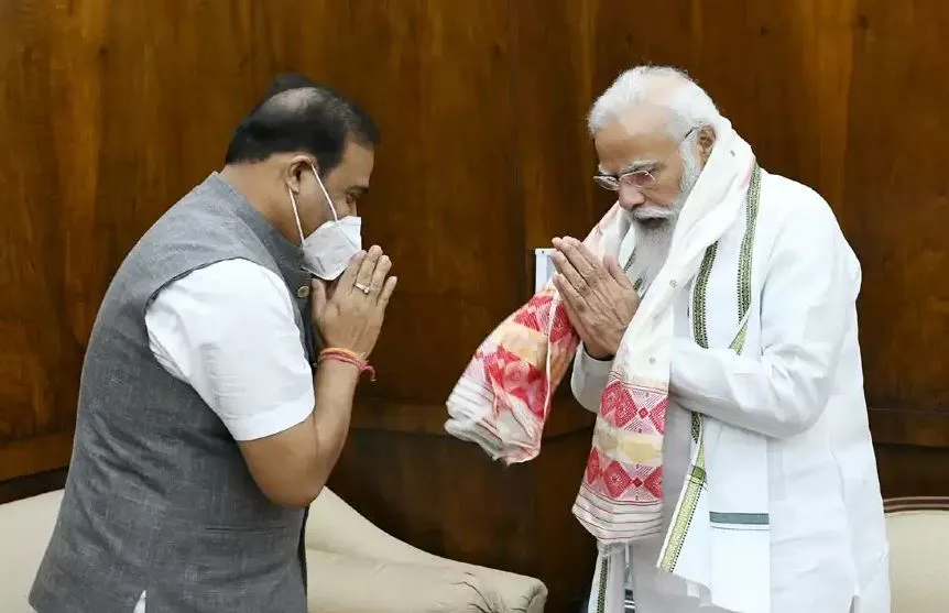 असम के सीएम ने की मोदी से मुलाकात, इन अहम मुद्दों को लेकर हुई बात