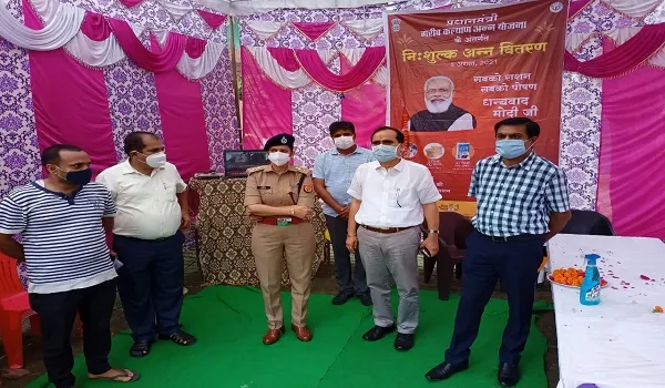 अमरोहा में मनाया जा रहा अन्न महोत्सव, नोडल अफसर पहुंचे कार्यक्रम स्थल