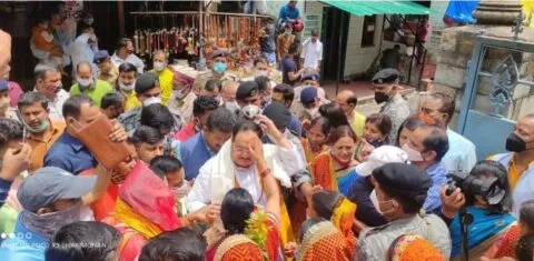 भाजपा के राष्ट्रीय अध्यक्ष पहुंचे जागेश्वर धाम