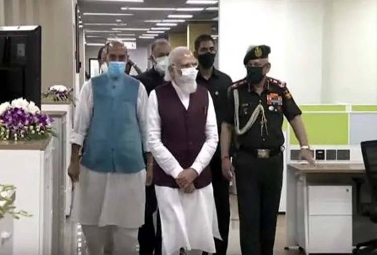दिल्ली: पीएम मोदी ने रक्षा मंत्रालय के कार्यालय परिसरों का किया उदघाटन