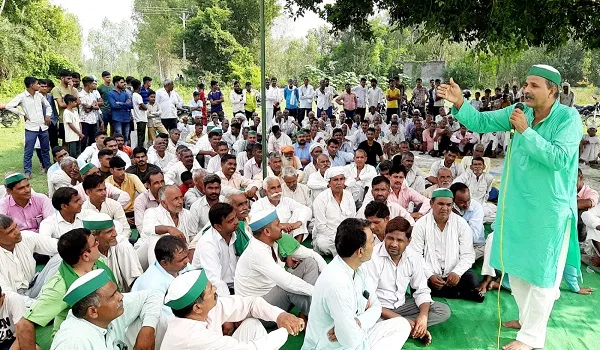अमरोहा : किसानों का पांच सदस्यीय प्रतिनिधिमंडल मिलेगा सीएम से