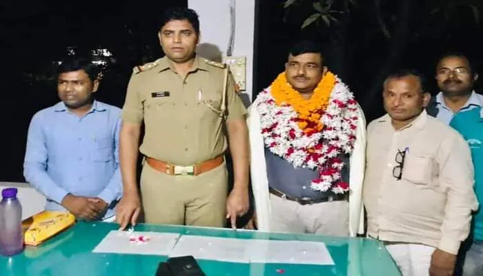 अमेठी: जगदीशपुर कोतवाली में विदाई समारोह का किया गया आयोजन