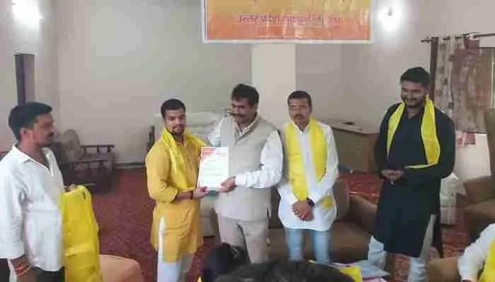 अमेठी: राजन सिंह बने सनातन सेना युवा प्रकोष्ठ के जिला उपाध्यक्ष