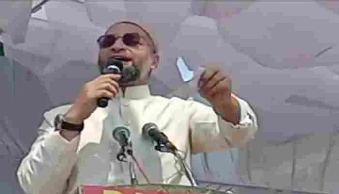 बाराबंकी में गरजे ओवैसी, भाजपा को बताया मुसलमान विरोधी पार्टी