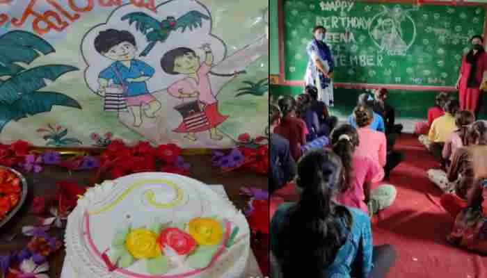 हरदोई: केक काटकर धूमधाम से मनाया गया मीना का जन्मोत्सव