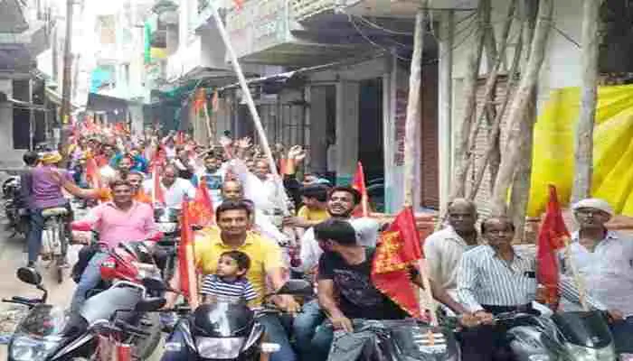 आजमगढ़: संत गणिनाथ चेतना यात्रा के स्वागत में दौड़ पड़ा मद्धिशिया समाज