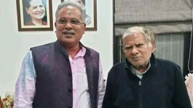 छत्तीसगढ़: CM भूपेश बघेल के पिता गिरफ्तार, 15 दिनों के लिए भेजा गया जेल