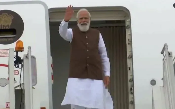 अमेरिका यात्रा पर रवाना हुए प्रधानमंत्री मोदी