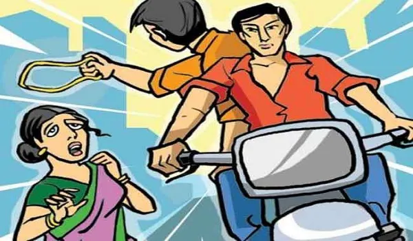 बिजनौर: महिला के गले से बाइक सवार बदमाशों ने लूटी सोने की चेन