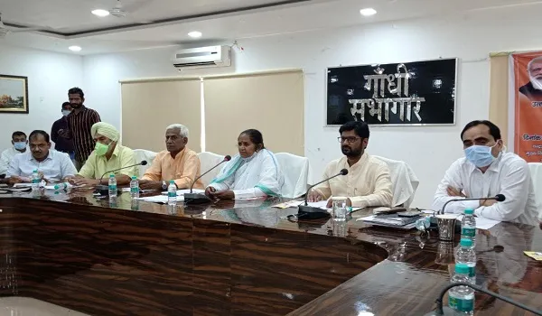 राज्यमंत्री गुलाबो देवी ने BJP सरकार के 4.5 वर्ष पूरे होने पर की प्रेस वार्ता, कही ये बात