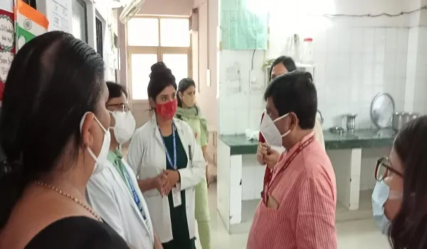मुरादाबाद: राष्ट्रीय बाल अधिकार संरक्षण आयोग ने अस्पतालों में देखी सुविधाएं