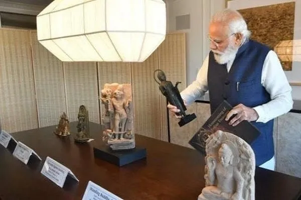 150 से अधिक प्राचीन वस्तुएं लौटाने के लिए भारत ने अमेरिका को जताया आभार