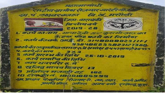 बाराबंकी: मनरेगा योजना में बिना काम के निकले पैसे, जानें पूरा मामला…